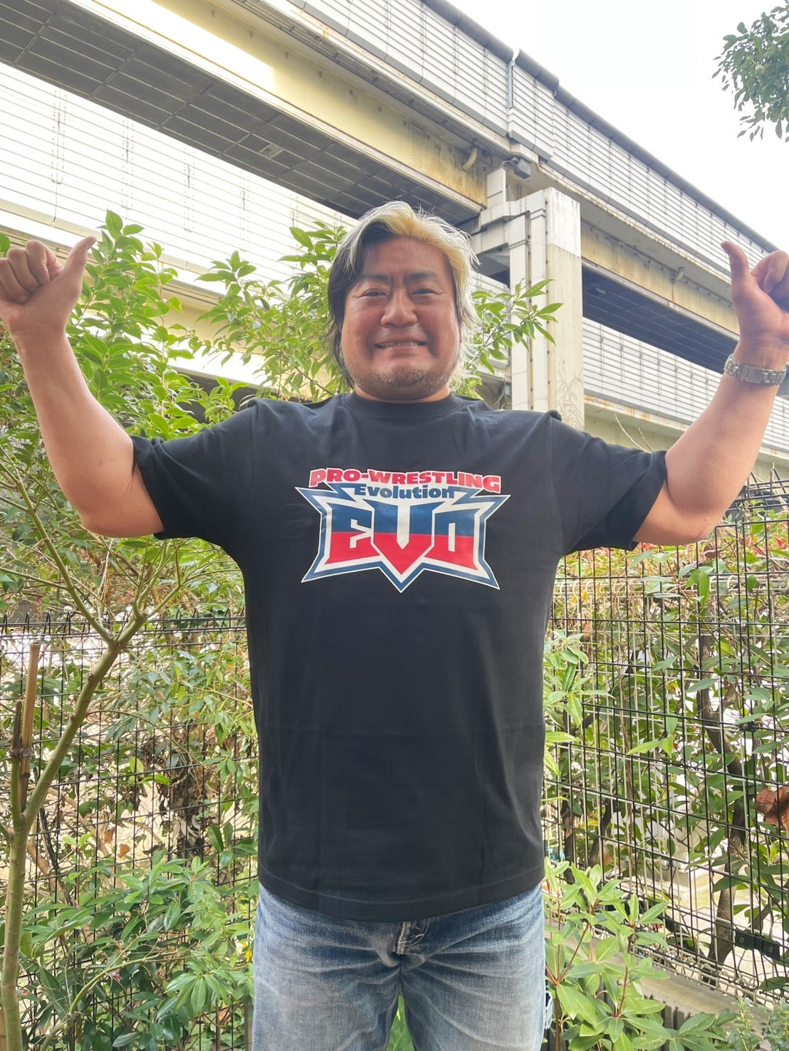 【新ロゴTシャツ】 プロレスリングEvolution (黒)