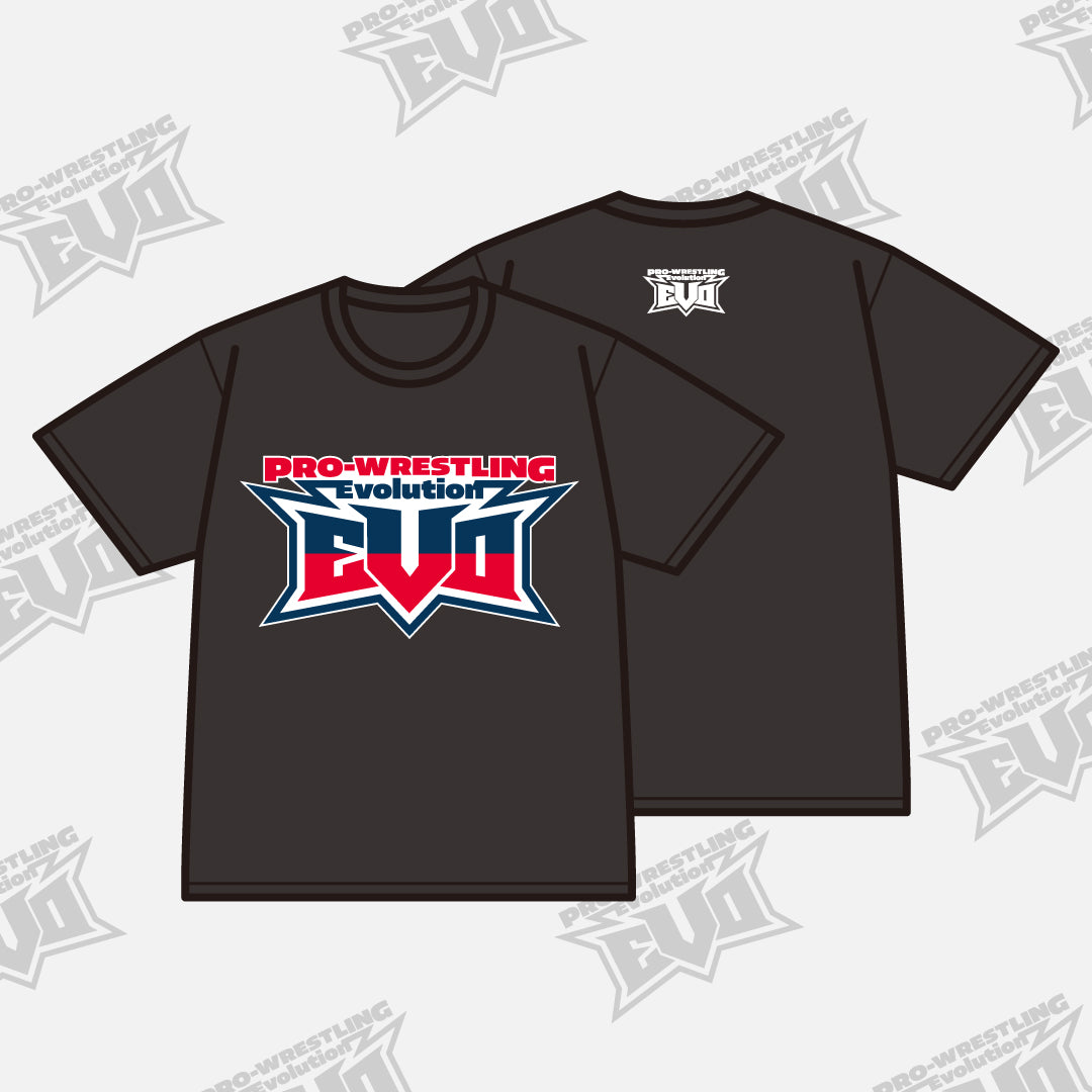 【新ロゴTシャツ】 プロレスリングEvolution (黒)