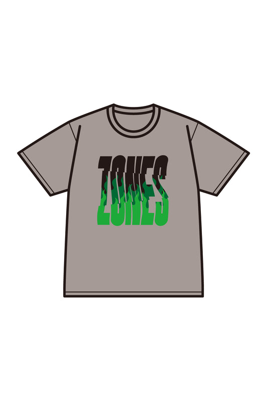 ZONES オリジナルTシャツ ライトグレー