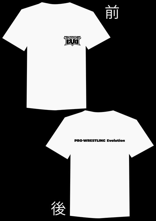 プロレスリングEvolution Tシャツ　（白）