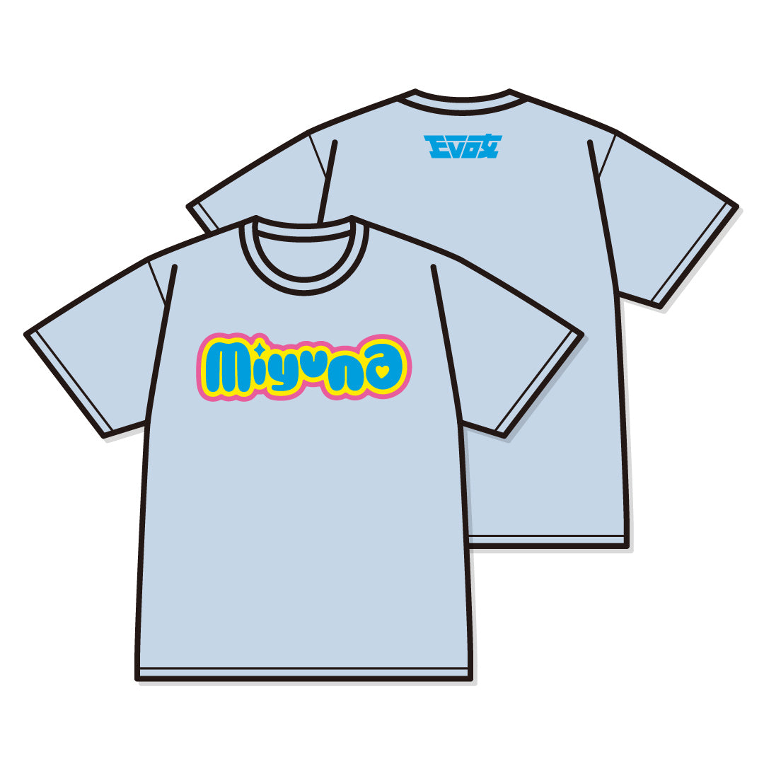 Miyuna オリジナルTシャツ ライトブルー