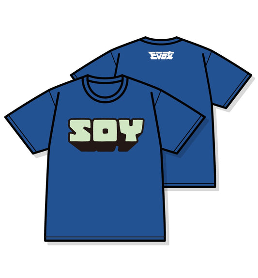 SOY オリジナルTシャツ ブルー